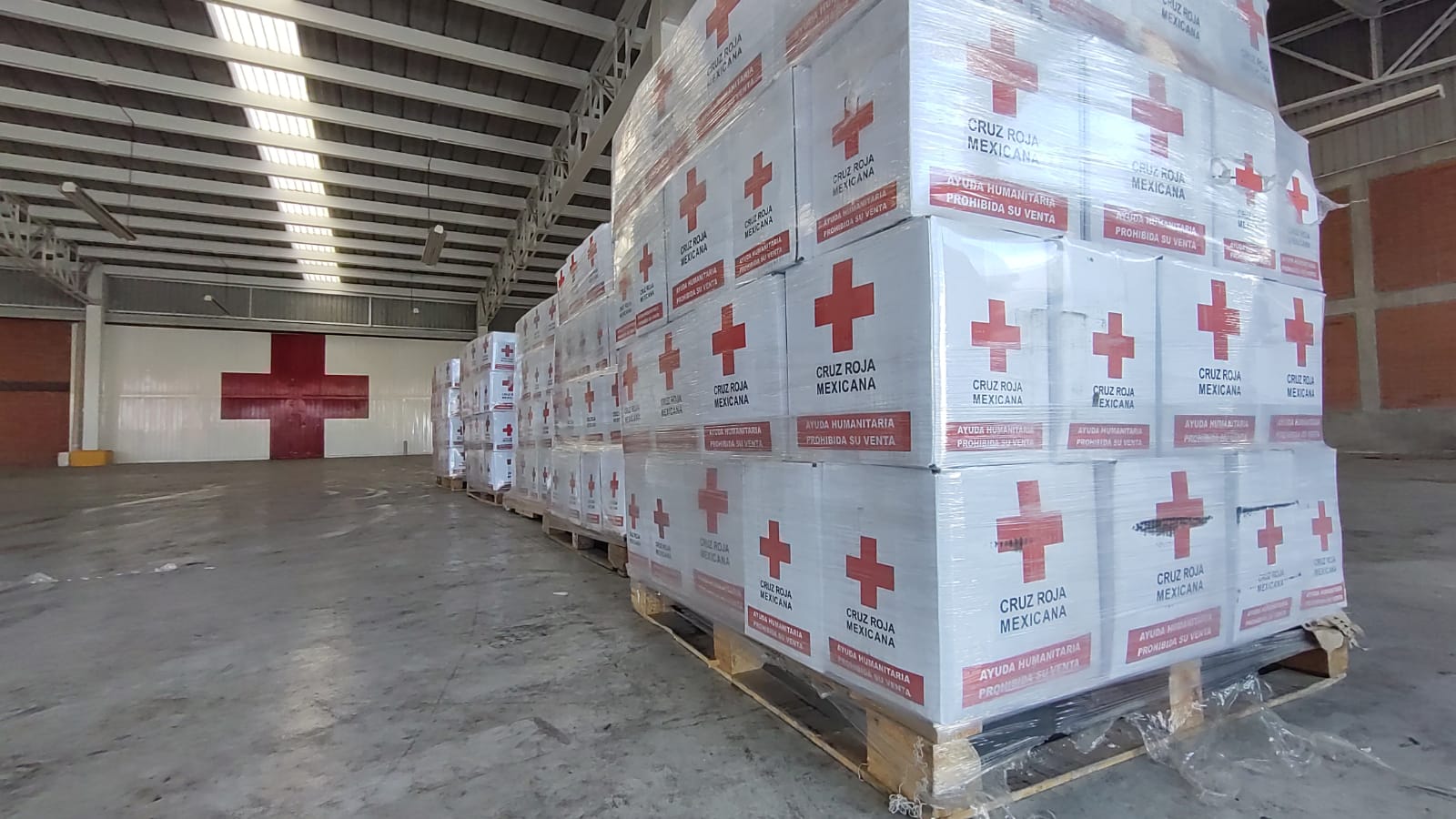 Cruz Roja Mexicana envía 13 toneladas de ayuda humanitaria a Veracruz