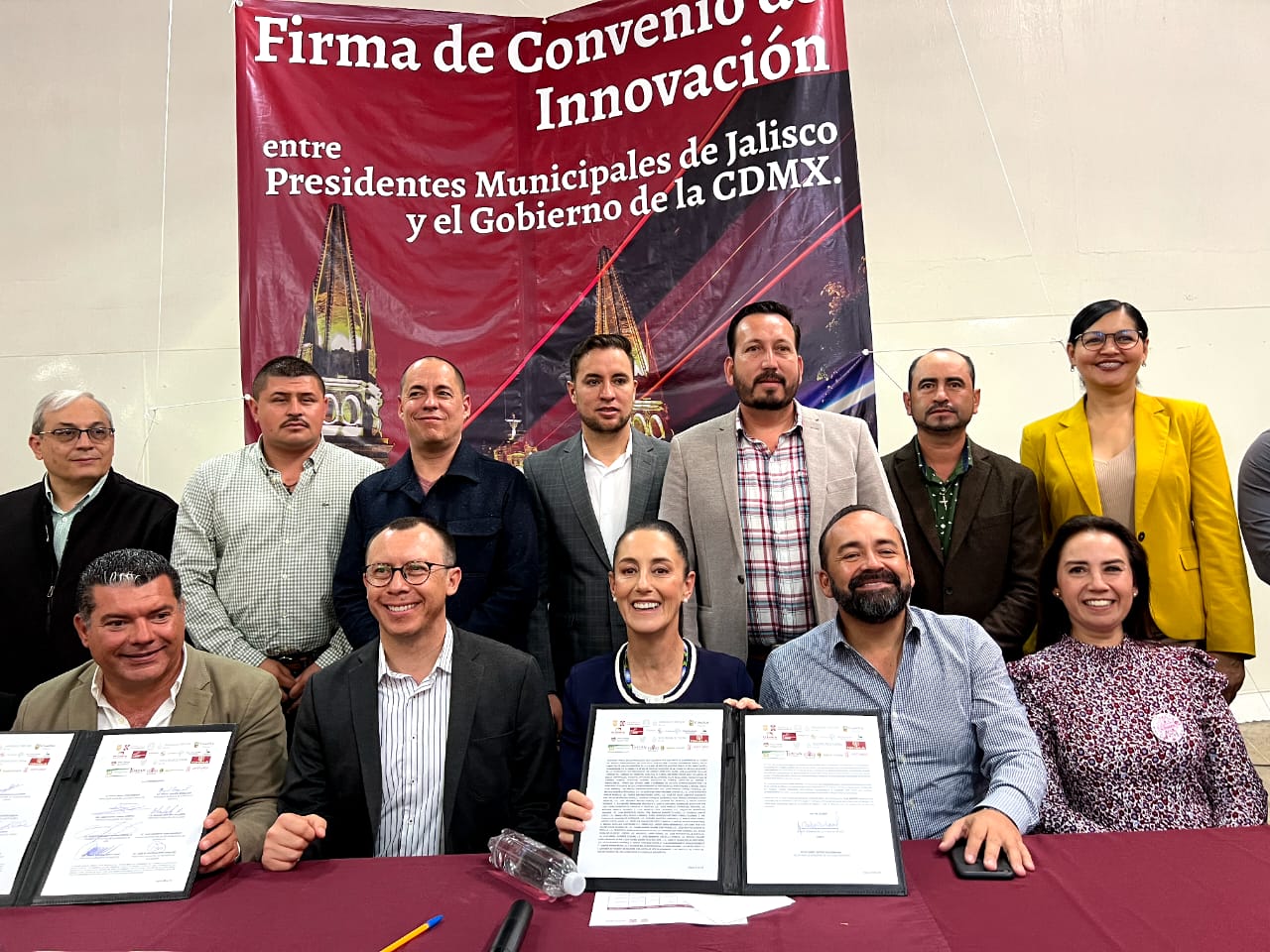 CDMX y 16 municipios de Jalisco firman convenio de Innovación