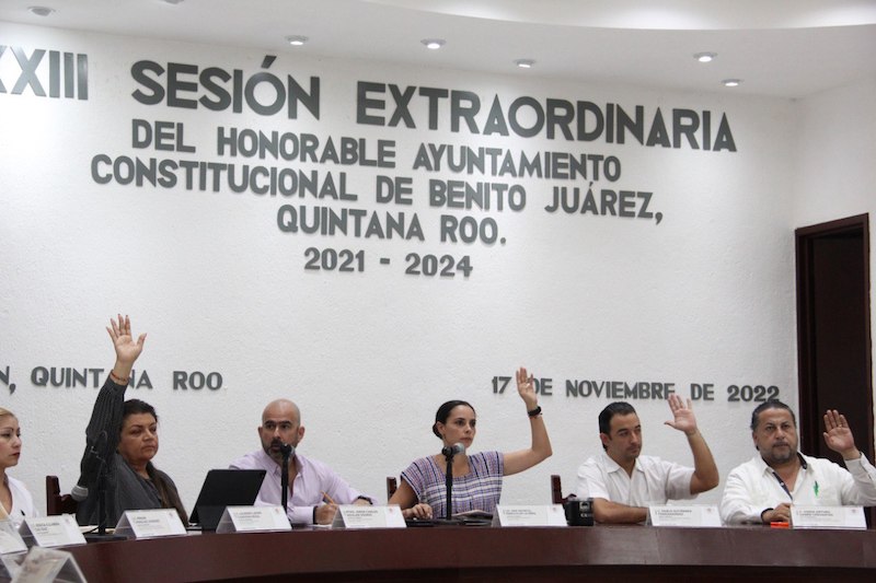 Aprueba Cabildo de Benito Juárez Ley de Ingresos para 2023