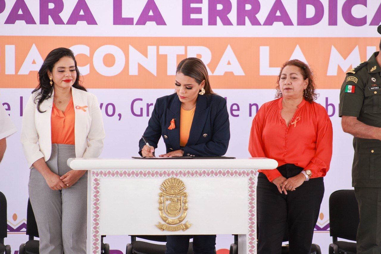 Implementa Evelyn Salgado más acciones contra la violencia hacia las mujeres en Guerrero