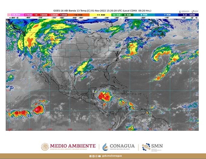 Tormenta tropical ‘Lisa’ se aproxima a Quintana Roo