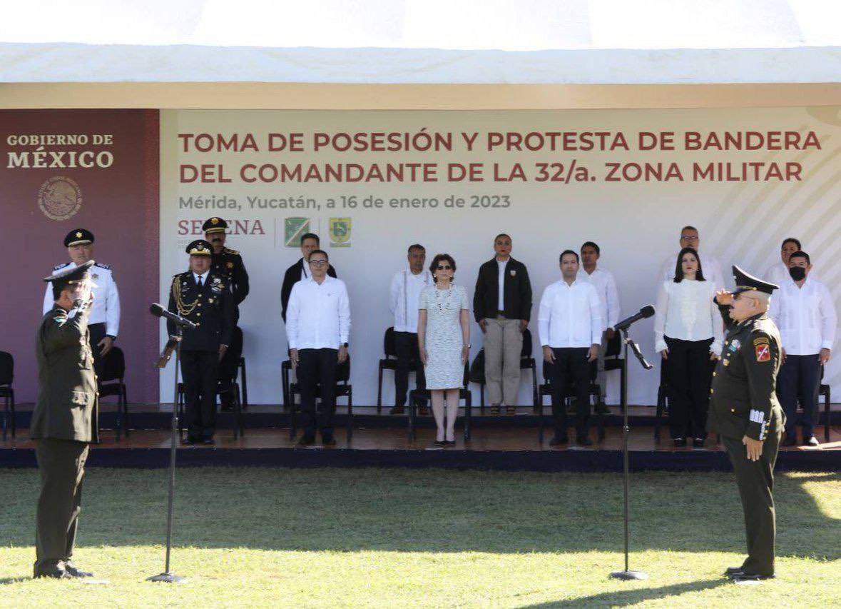 Rinde protesta nuevo responsable de la 32 Zona Militar