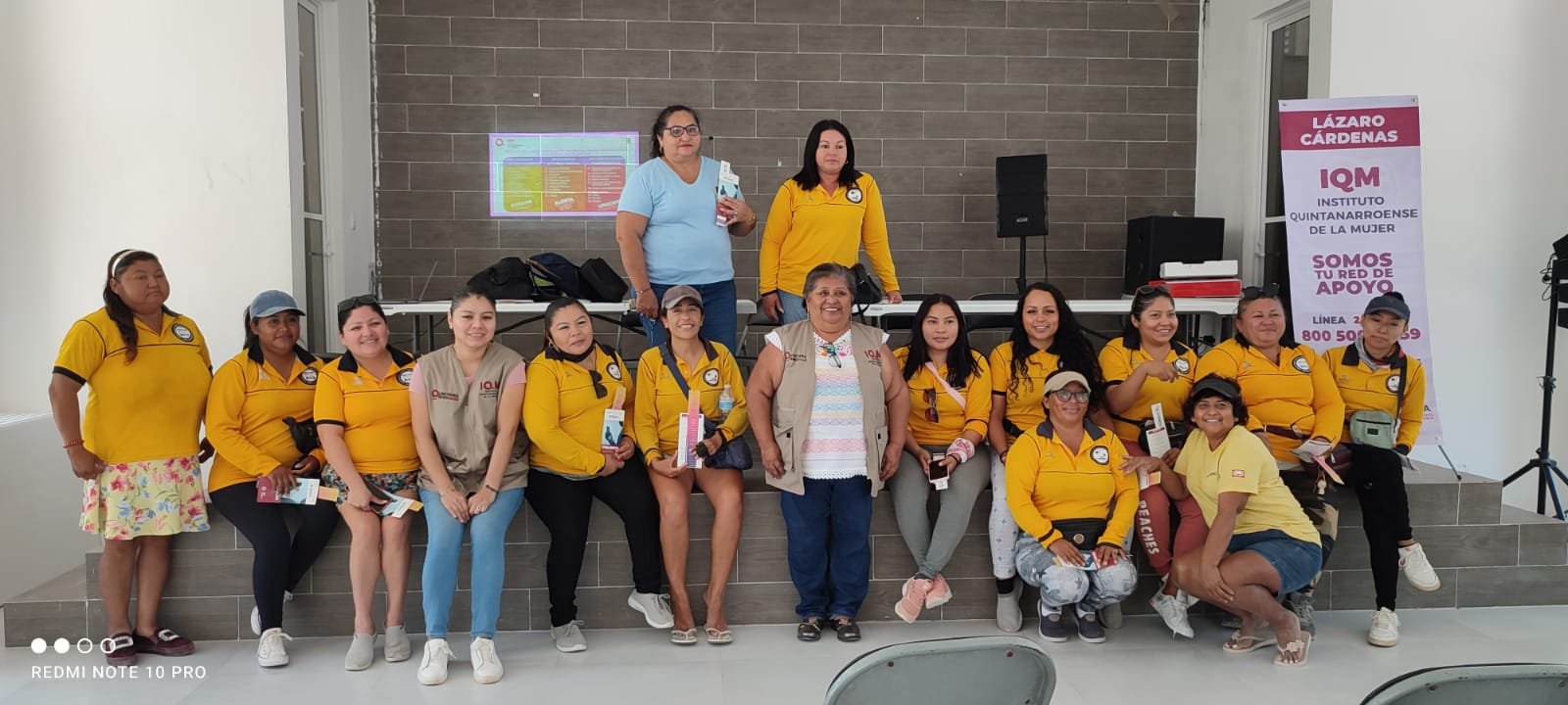 IQM capacita a mujeres taxistas de Holbox, en prevención de la violencia