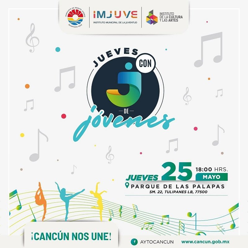 Impulsa gobierno de Benito Juárez arte y cultura con el programa “Jueves con J de Jóvenes”