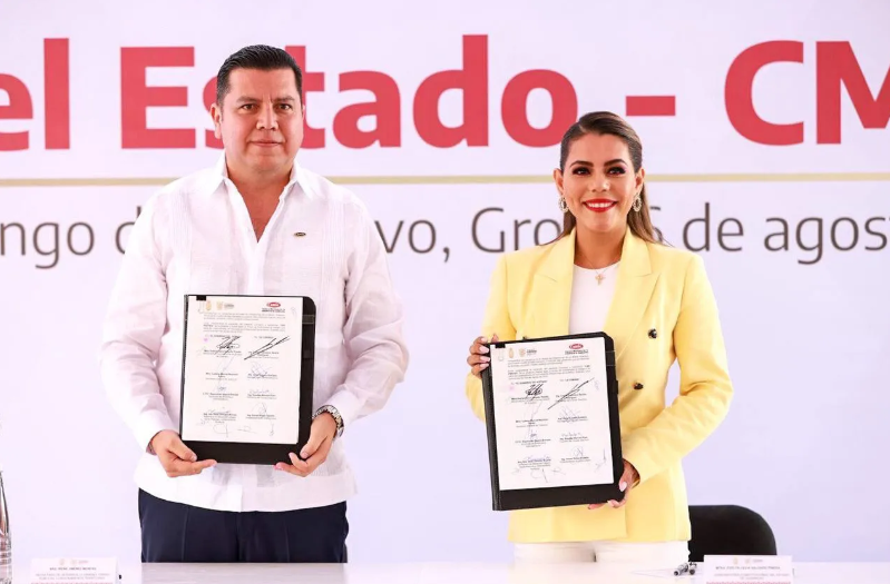 Reafirma Evelyn Salgado compromiso contra la corrupción en obra pública de Guerrero