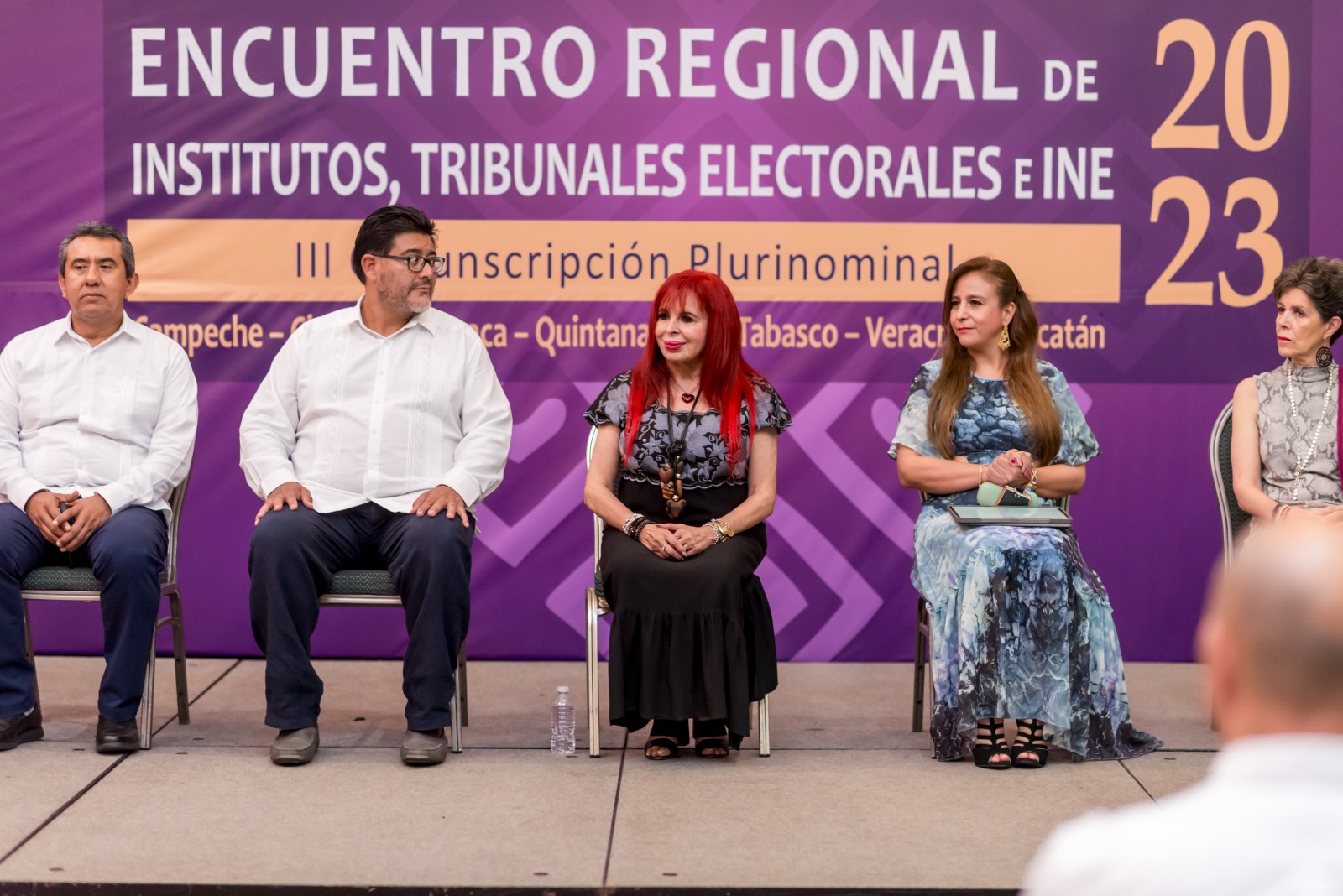 Inaugura Layda Sansores “Encuentro Regional de Institutos, Tribunales Electorales e INE 2023”