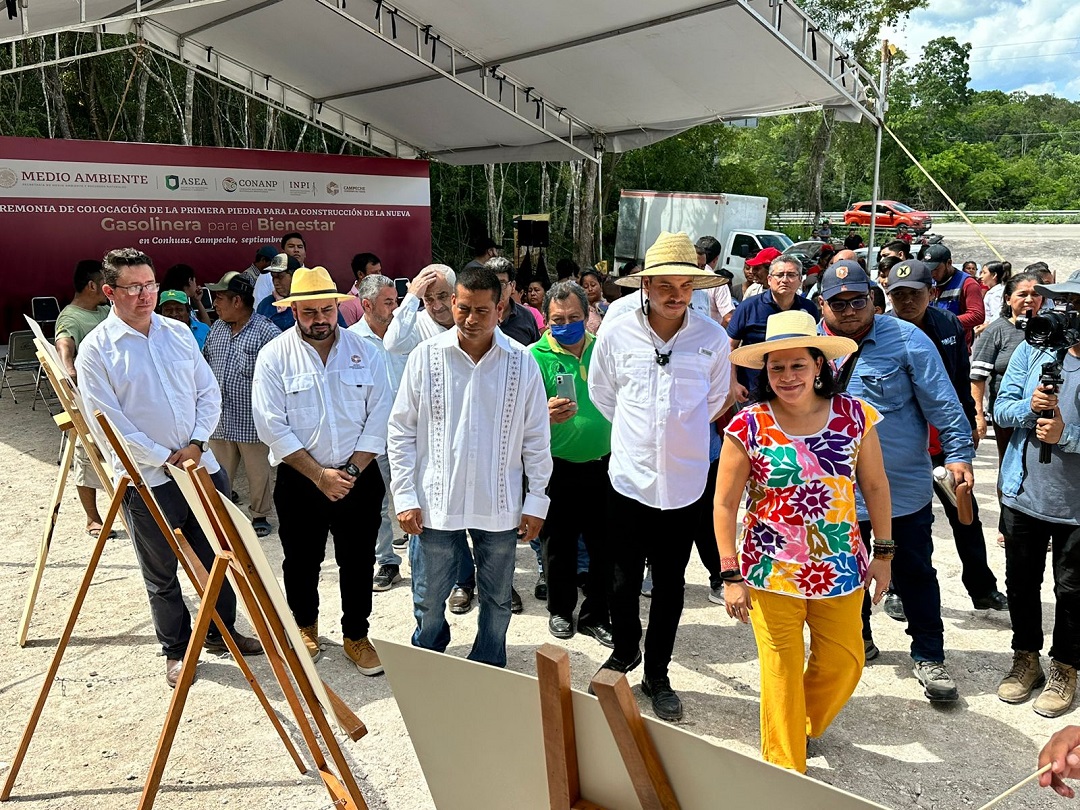 Construyen ‘Gasolinera para el Bienestar’ en Conhuas, Calakmul