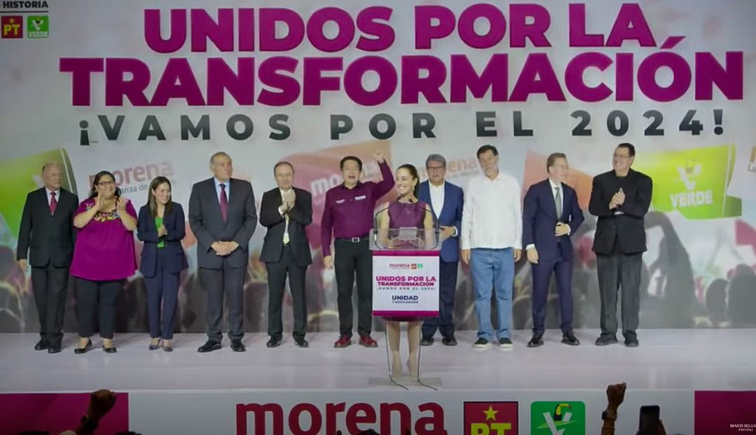 #EsClaudia la corcholata de Morena para el 2024