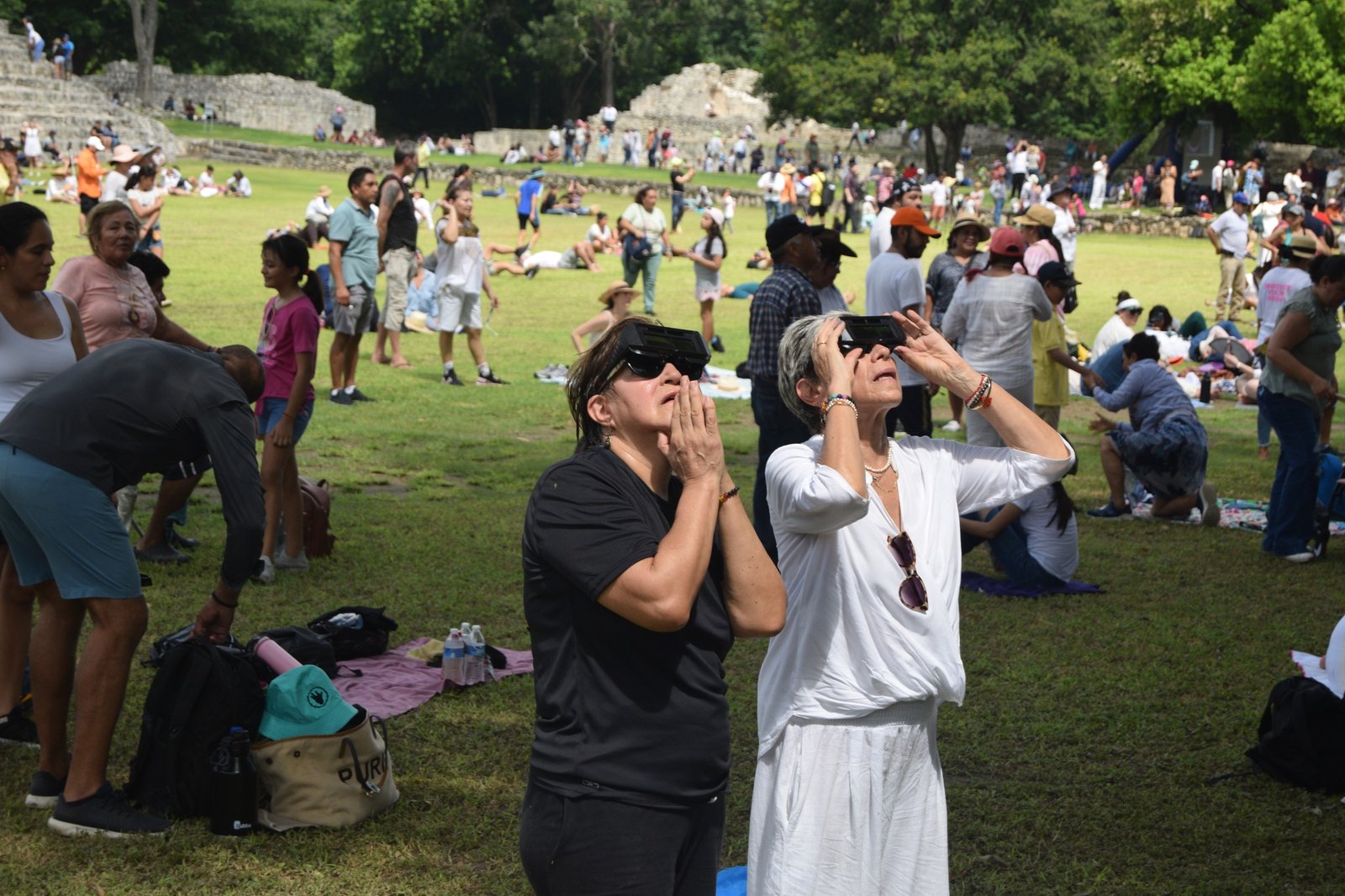 Más de 9 mil turistas arribaron a Campeche para ver el eclipse solar