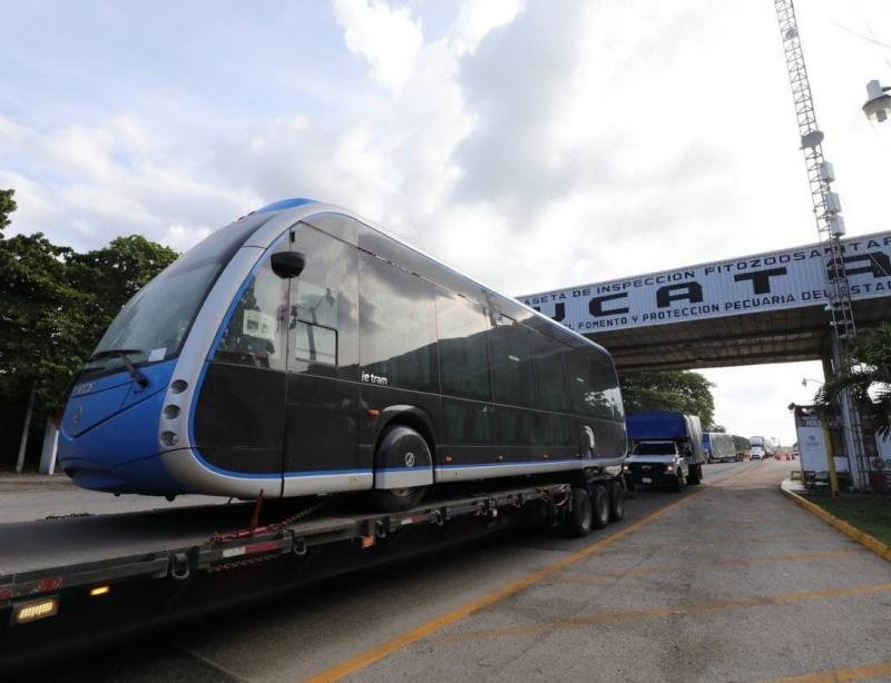 Llegan a Yucatán más unidades del Ie-Tram