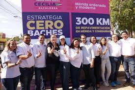 Cecilia Patrón presenta su estrategia cero baches en Mérida
