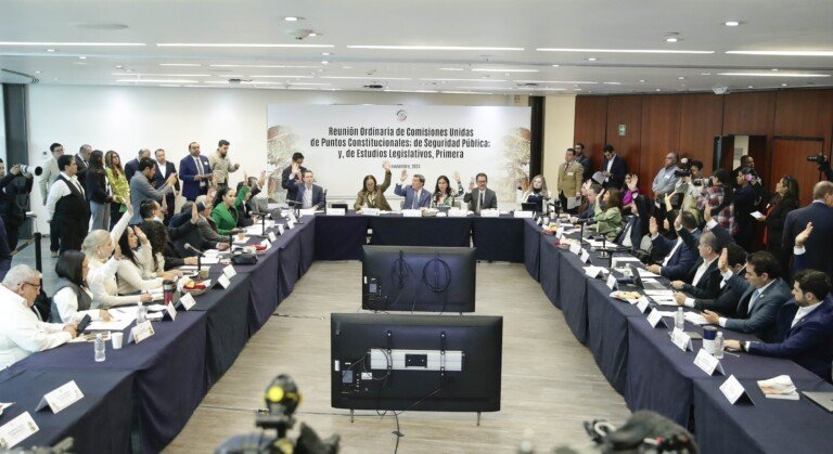 Aprueban en comisiones del Senado reforma constitucional en materia de seguridad pública