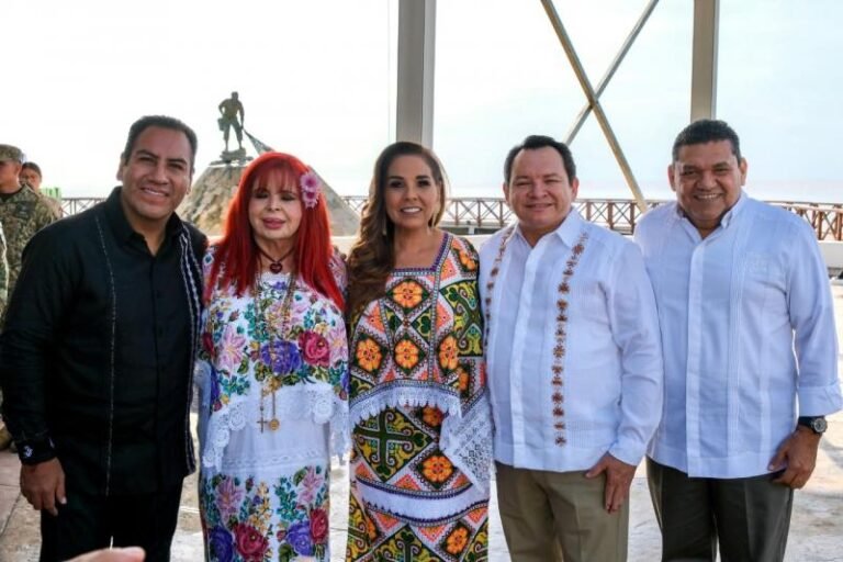 Gobernantes del sur sureste mexicano, celebran aniversario del Tren Maya