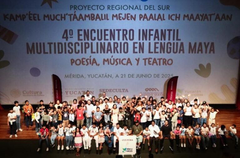 Con rap, poesía y teatro en lengua Maya, niñez yucateca fortalece orgullo por sus raíces