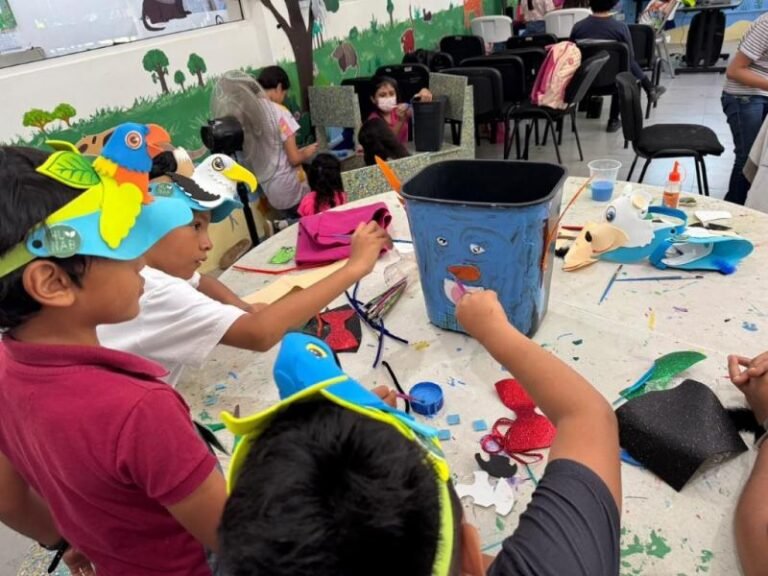 Curso de verano ambiental en el Parque Yumtsil para niñez yucateca