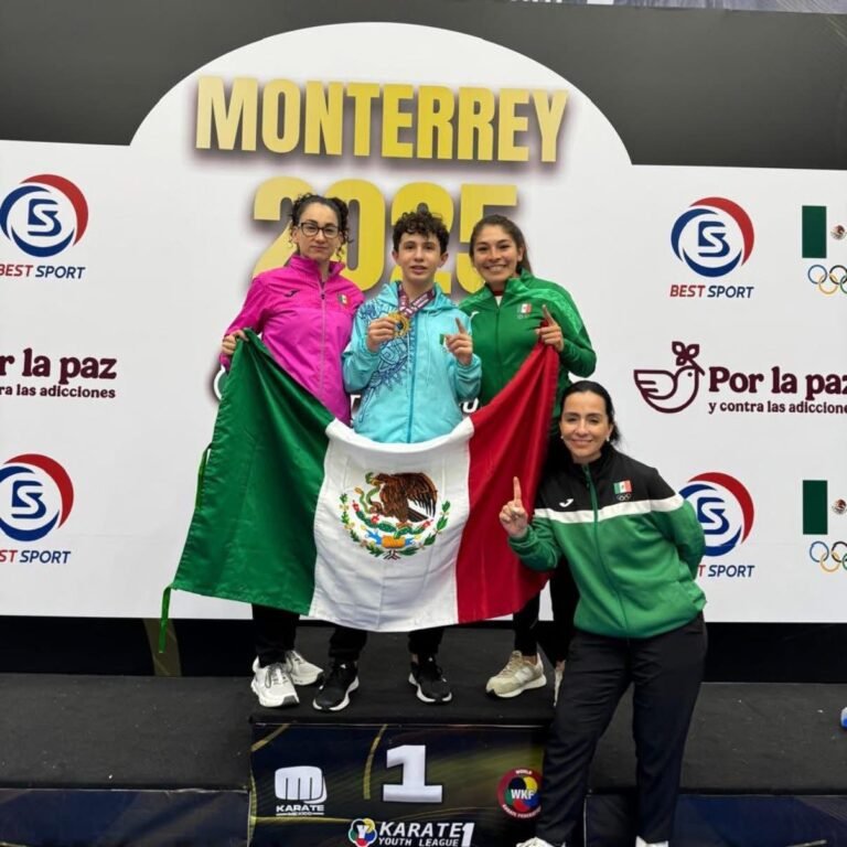 Con tan solo 13 años, niño yucateco gana medalla de oro en Liga Mundial de Karate