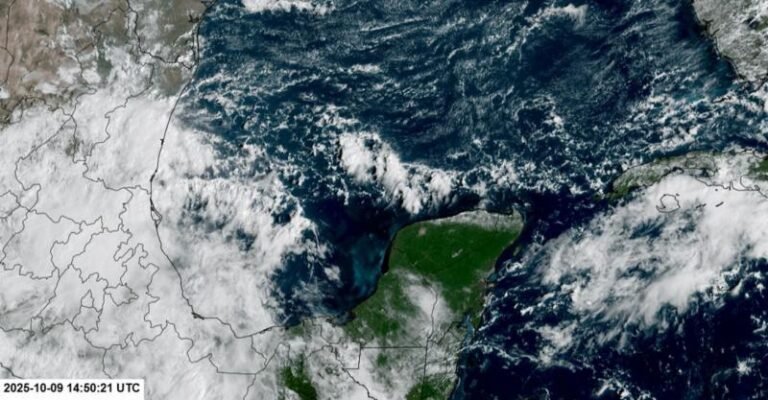 Entra primer frente frío en Yucatán