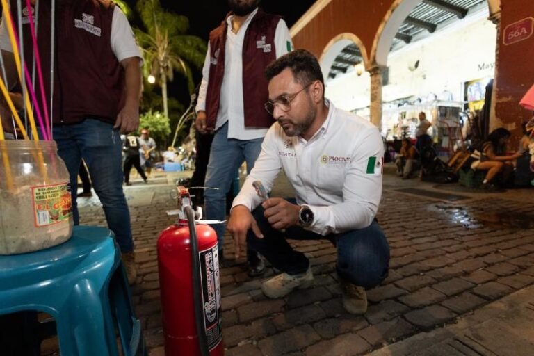 Refuerzan operativos por pirotecnia en Mérida