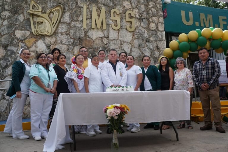 Cumple UMF No. 31 del IMSS Yucatán 30 años de servicio al derechohabiente
