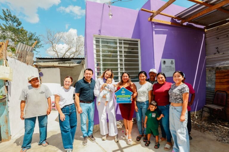 Fachada Violeta en Mérida, símbolo de apoyo y solidaridad a mujeres