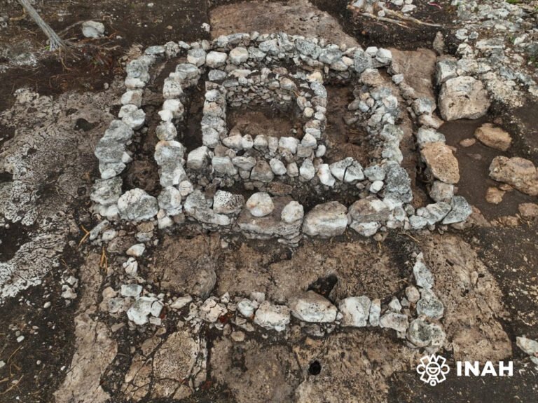 Descubren Altar Maya en obras del Tren Maya de carga