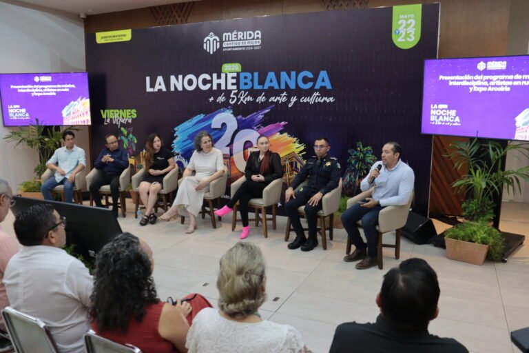 La Noche Blanca, desplegará arte y cultura en Mérida