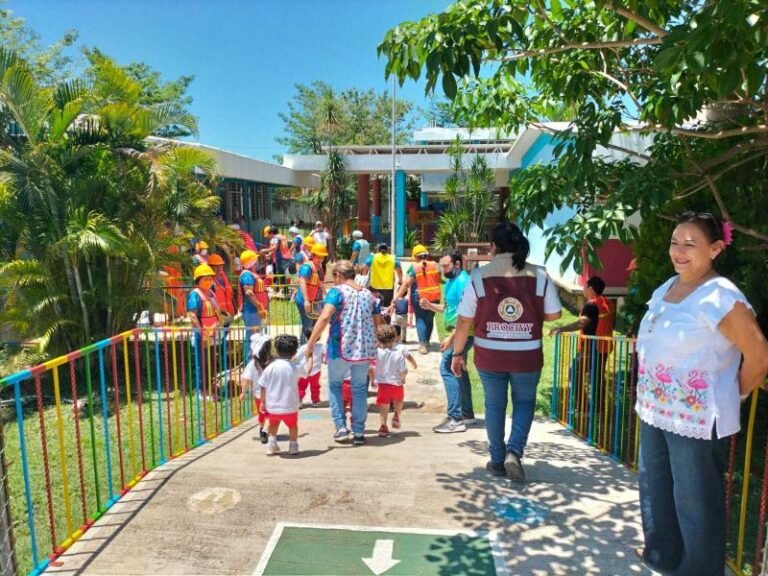 Yucatán registra participación histórica en el Primer Simulacro Nacional