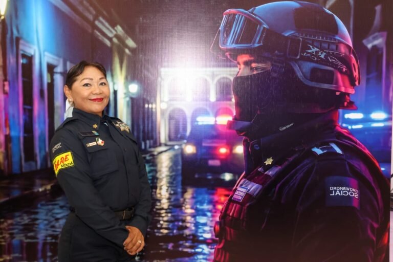 Cecilia Patrón agradece a la Policía por “proteger el corazón de Mérida”