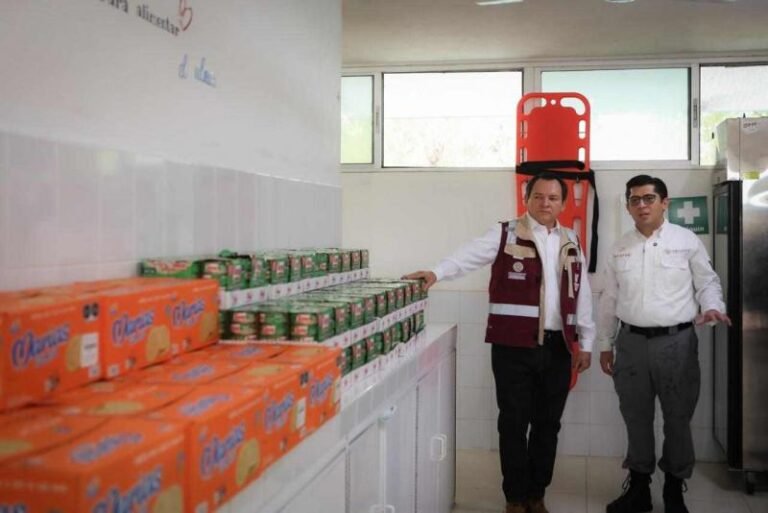 Huacho supervisa albergue para población que sea afectada por lluvias intensas