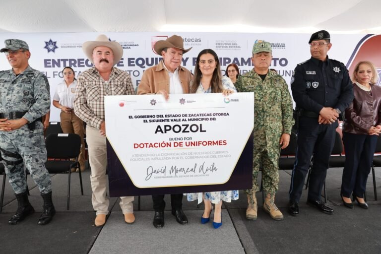 David Monreal da inversión histórica de mil 357 mdp a seguridad