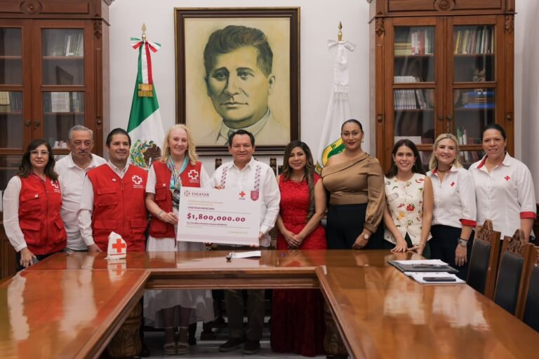Renacimiento Maya respalda a Cruz Roja con 1.8 millones de pesos para salvar más vidas en Yucatán  