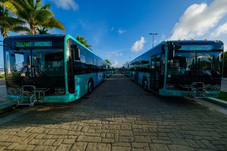 Cancún moderniza su transporte público: suman 100 autobuses híbridos