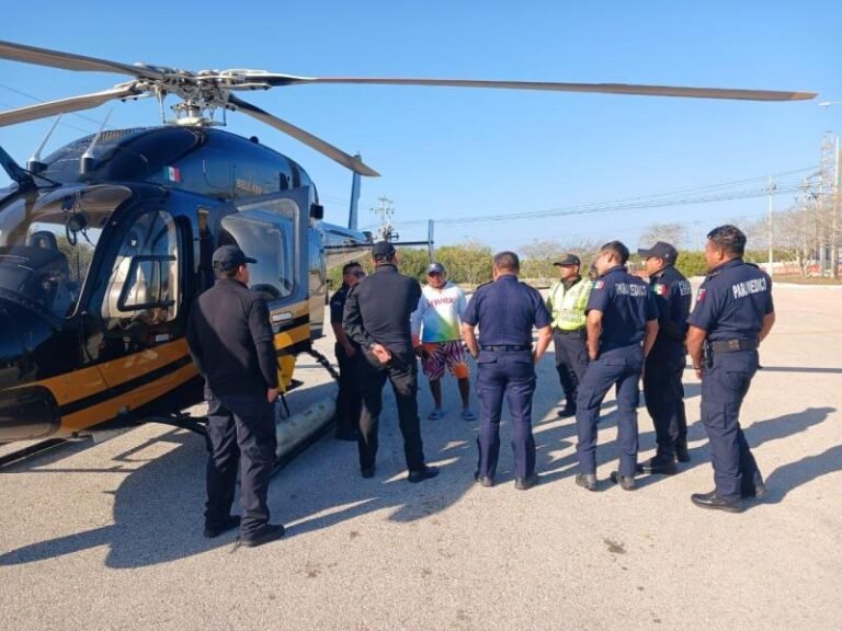 Despliegan operativo por aire y mar para localizar a pescador extraviado en Celestún