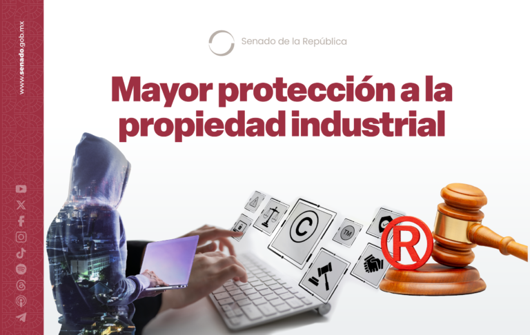 Senado reforma Ley Federal de Protección a la Propiedad Industrial y el Código Penal Federal