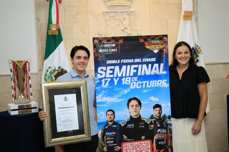 Piloto Carlos Novelo Flota, Embajador del Automovilismo: Cecilia Patrón